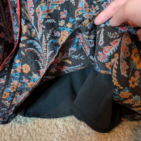 Holding Horses Anthropologie Escalante Shirt Dress Sz 00 Rodeo Western Prairie - Picture 12 of 16